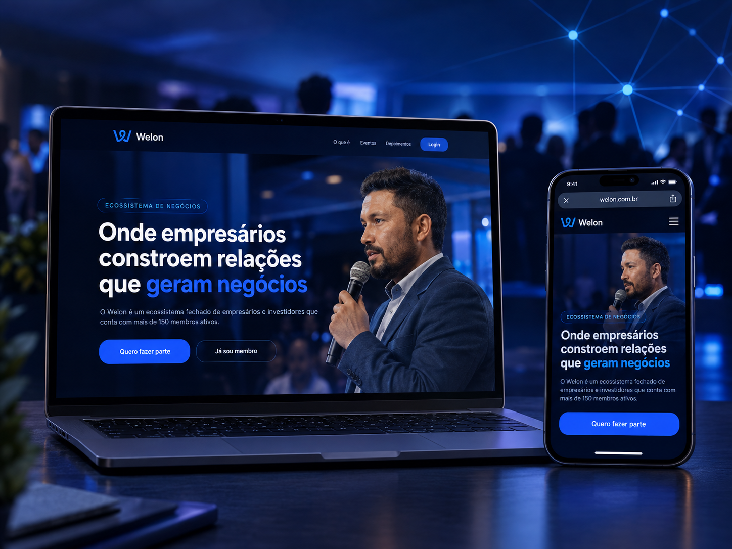 Ecossistema Welon: Sistema Completo para Gestão de Networking Premium | Case ROI Soluções