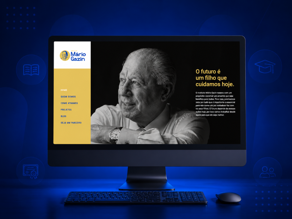 Site instituto Mário Gazin