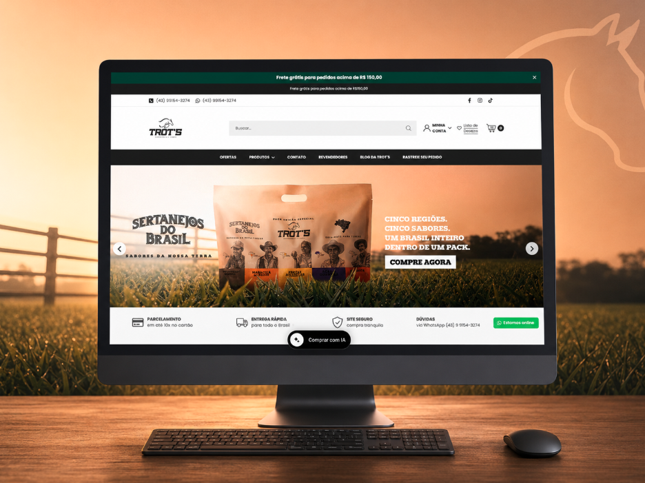 E-commerce para Indústria de Ervas