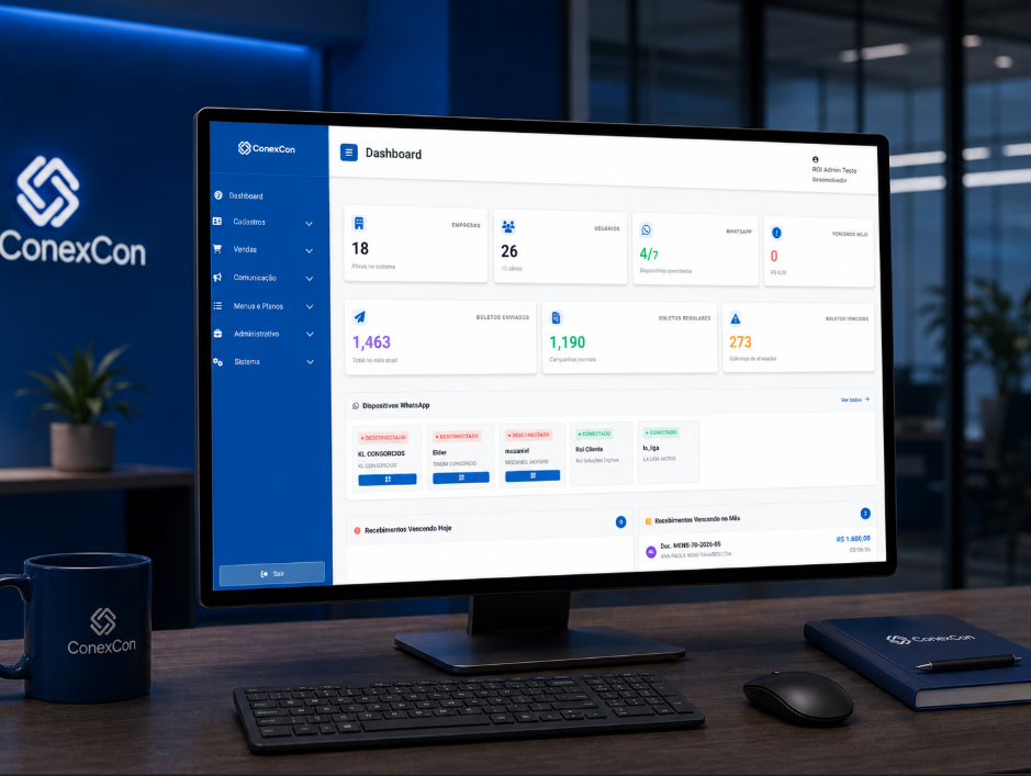 Sistema para Gestão de Consórcios