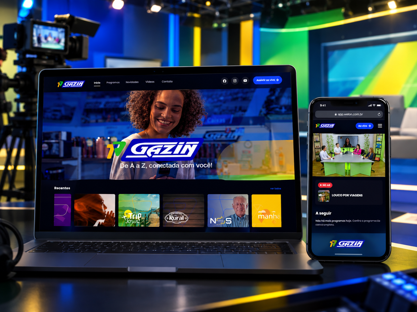 Site e Aplicativo de Streaming Gratuito