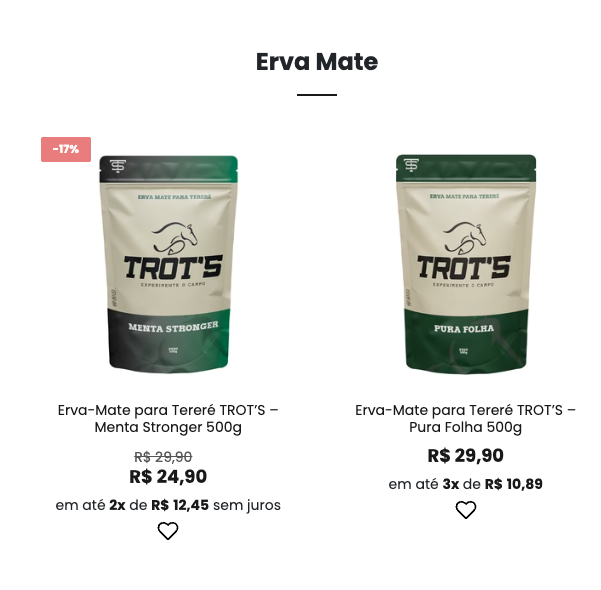 E-commerce para Indústria de Ervas